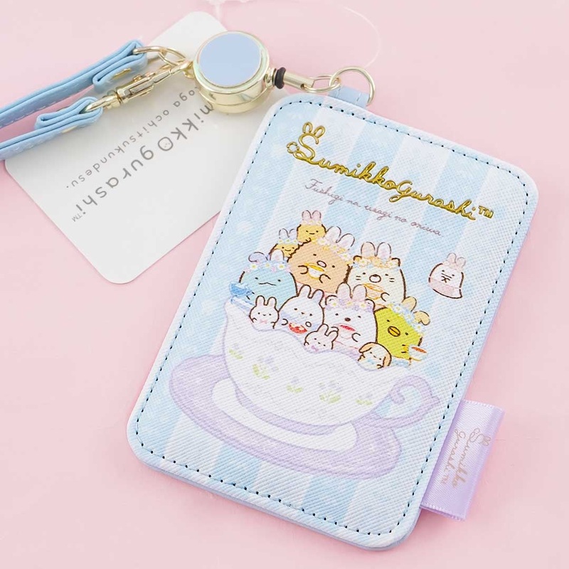 Sumikko Gurashi Teacup Bunnies Reel Pass Case