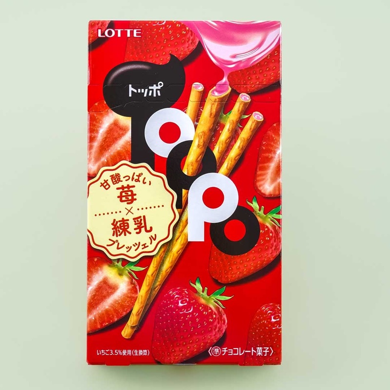 Toppo Biscuit Sticks -  Strawberry