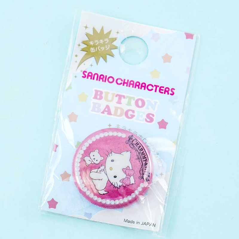 Charmmy Kitty Glitter Badge