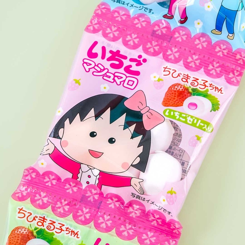 Chibi Maruko-Chan Strawberry Marshmallow Mini Pack - 4 pcs