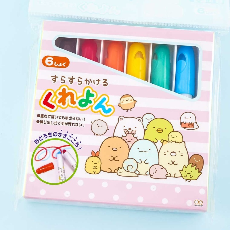 Sumikko Gurashi Twistable Crayon Set - 6 Colors