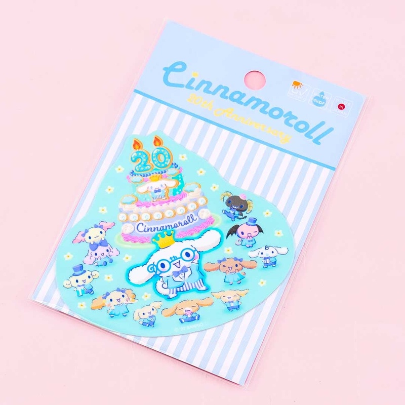Cinnamoroll 25th Anniversary Sticker - Celebration Party
