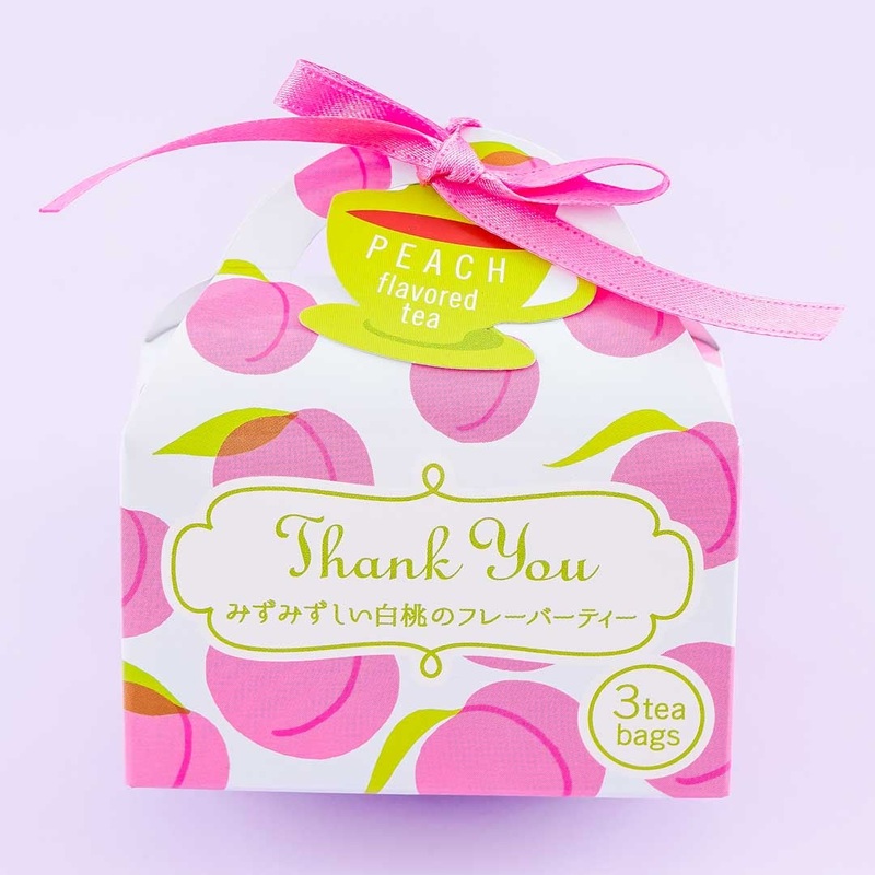 Thank You Tea Box - White Peach