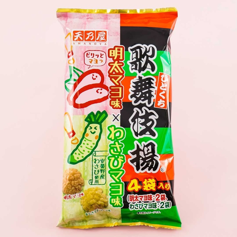 Amanoya Hitokuchi Kabukiage Snacks - Meita Mayo & Wasabi Mayo