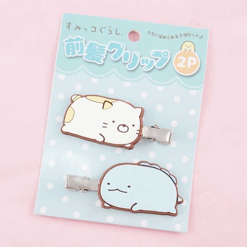 Sumikko Gurashi Side Bangs Hair Clips - Neko & Tokage