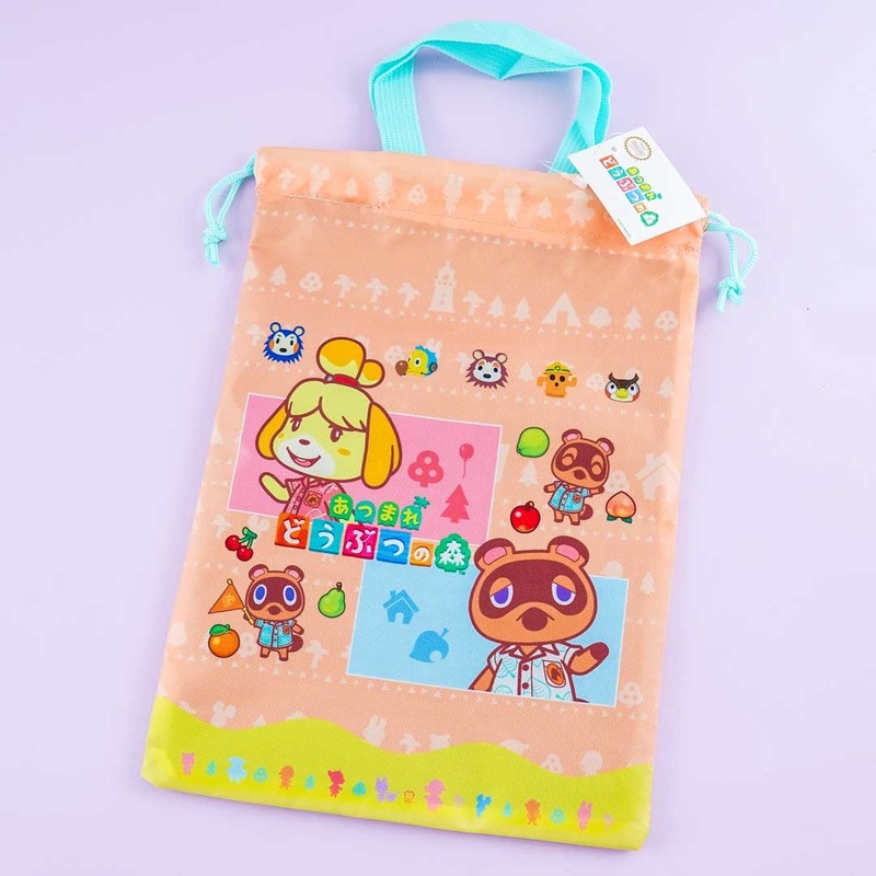 Animal Crossing Drawstring Bag