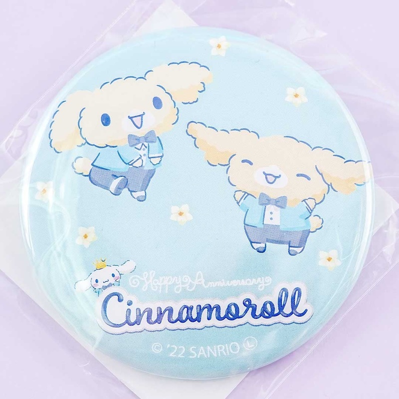 Cinnamoroll 20th Anniversary Badge - Coco & Nuts