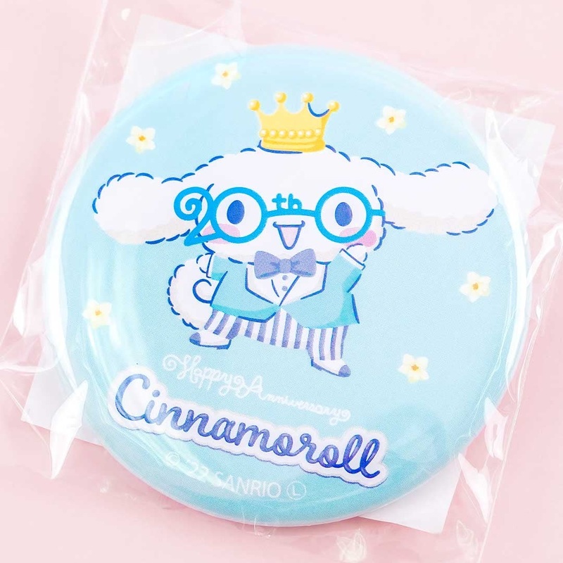Cinnamoroll 20th Anniversary Glasses Badge