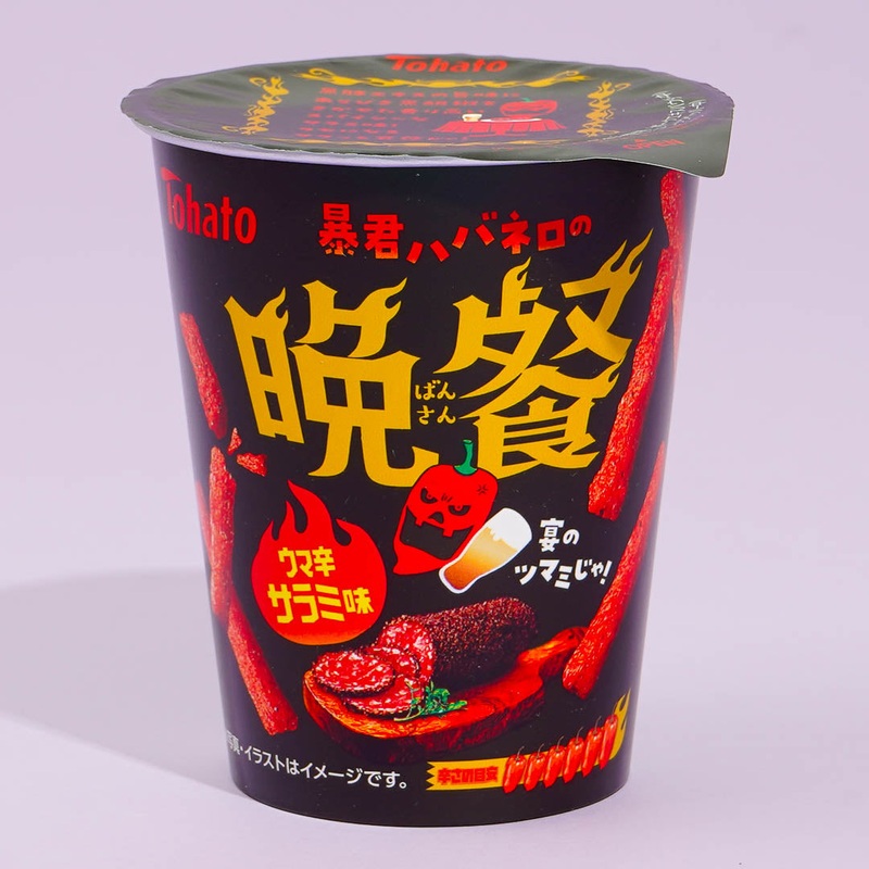 Tohato Tyrant Habanero's Dinner Corn Snack - Spicy Salami