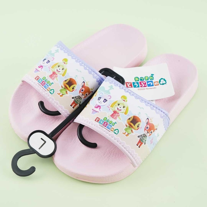 Animal Crossing Indoor Slippers - Pink / Large