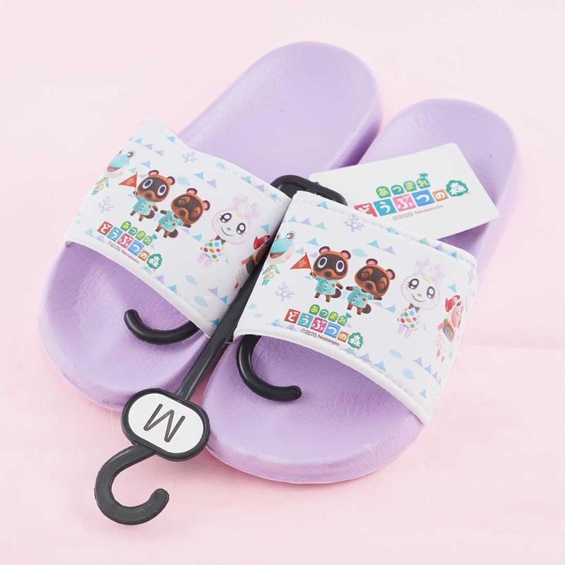 Animal Crossing Indoor Slippers - Purple / Medium