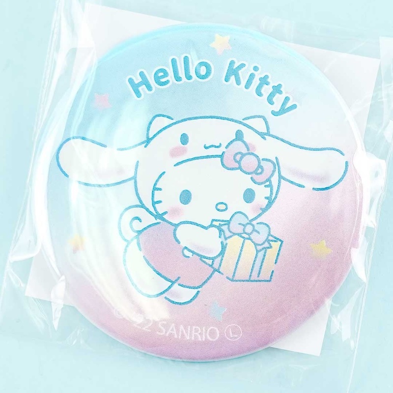 Cinnamoroll 20th Anniversary Badge - Hello Kitty