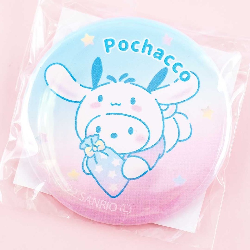 Cinnamoroll 20th Anniversary Badge - Pochacco
