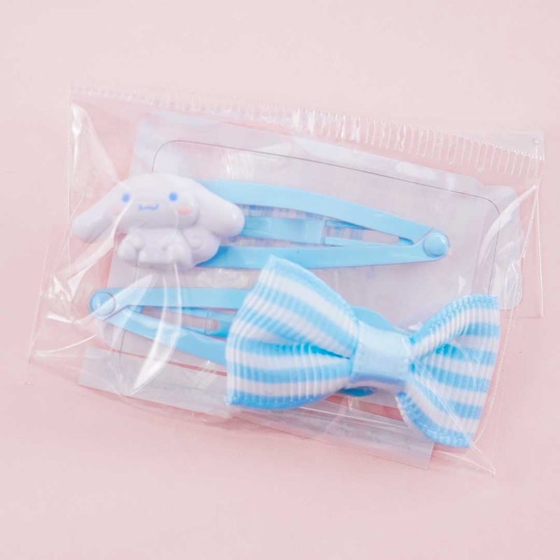 Cinnamoroll & Ribbon Hair Clip Set