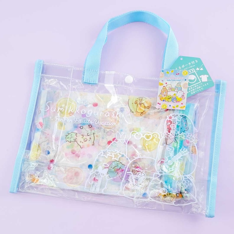 Sumikko Gurashi Fruity Tote Bag With Laundry Pouch