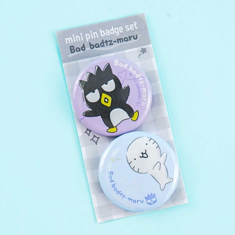 Bad Badtz Maru With Friends Mini Pin Badge Set