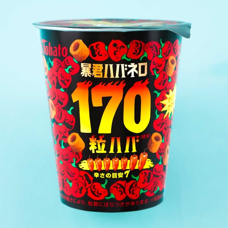 Tohato Bokun Habanero 170 Grains Spicy Potato Ring Snack Cup