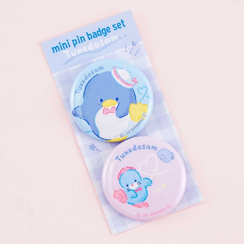 Tuxedosam With Friends Mini Pin Badge Set