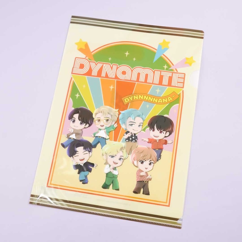 BTS TinyTAN Dynamite A4 Clear File Folder - A
