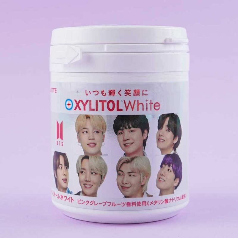 BTS Xylitol White Gum Bottle - Pink Grapefruit