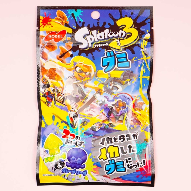 Nobel Splatoon 3 Gummies - Lemon Soda & Grape Soda