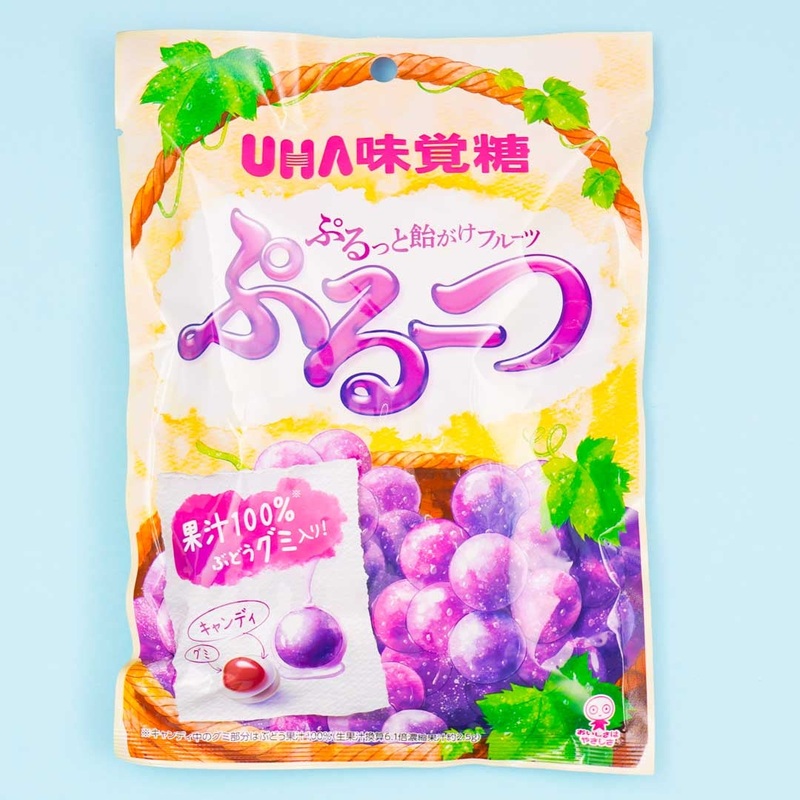 UHA Mikakuto Purutto Grape Candy Bag