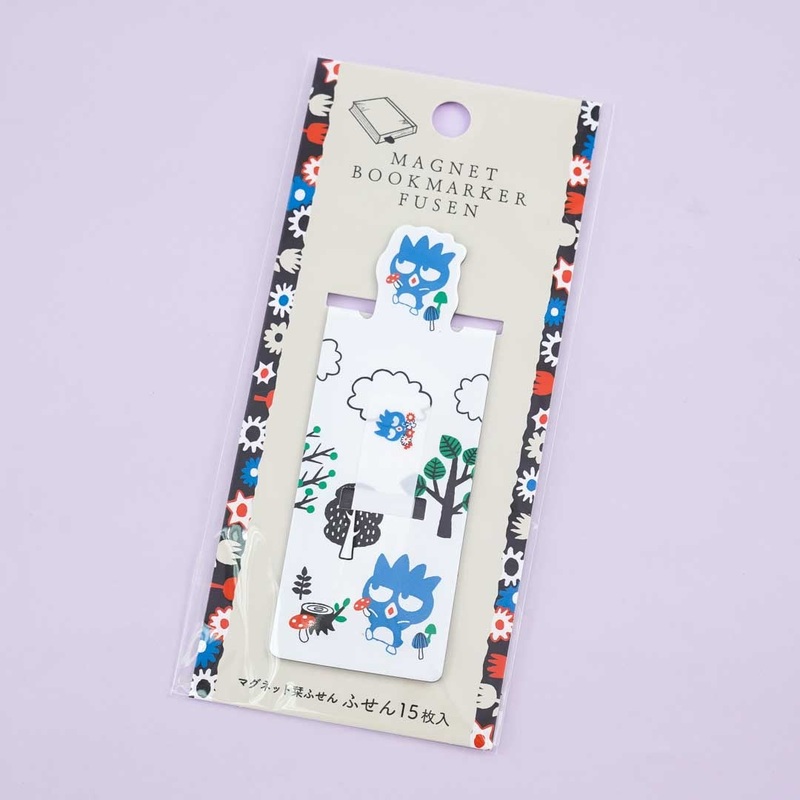 Bad Badtz-Maru Mushroom Forest Magnet Bookmark & Sticky Tabs Set
