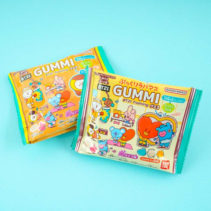 BT21 GUMMI Training Candy & Charm