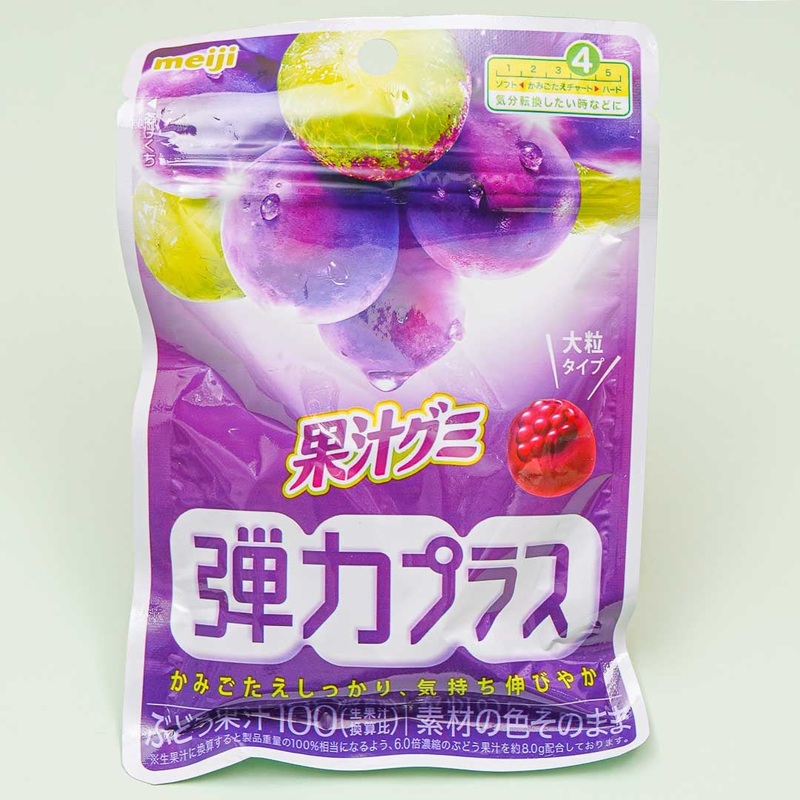 Meiji Kajyu Fruit Gummies Elastic Plus - Grape