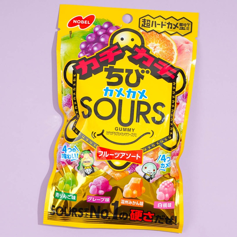 Nobel Kachikachi Chibi Sours Gummies - Assorted Fruits