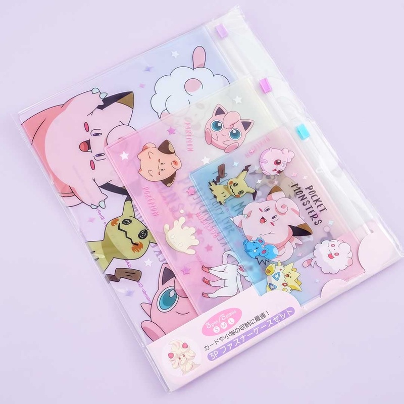 Pokemon Happy Mini Zipper Case Set
