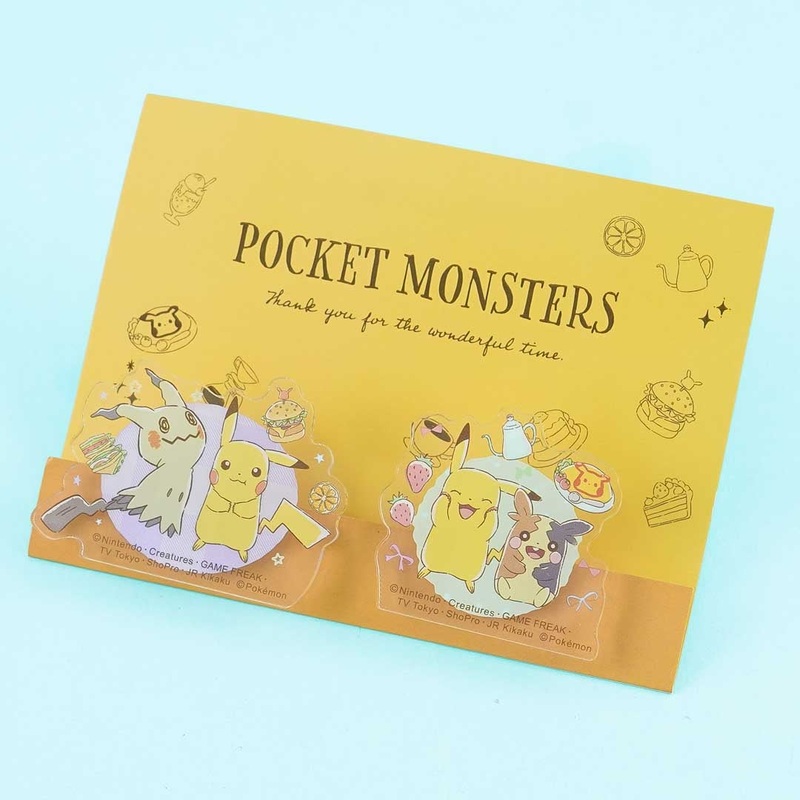 Pokmon Die-Cut Acrylic Clip Set - 2 pcs