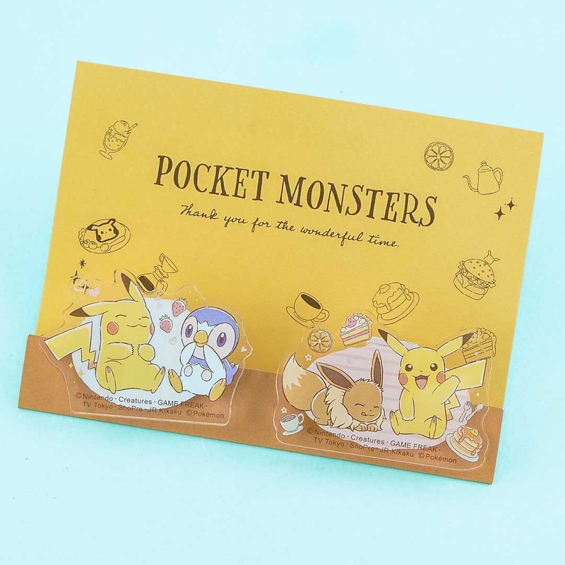 Starter Pokmons Die-Cut Acrylic Clip Set - 2 pcs