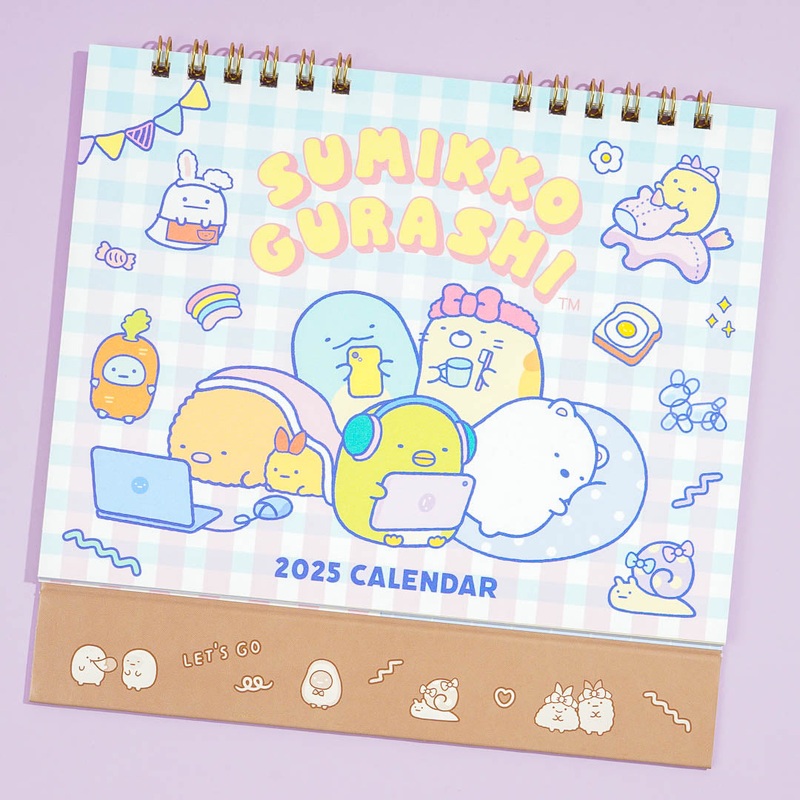 Sumikko Gurashi Chill Time 2025 Desk Calendar