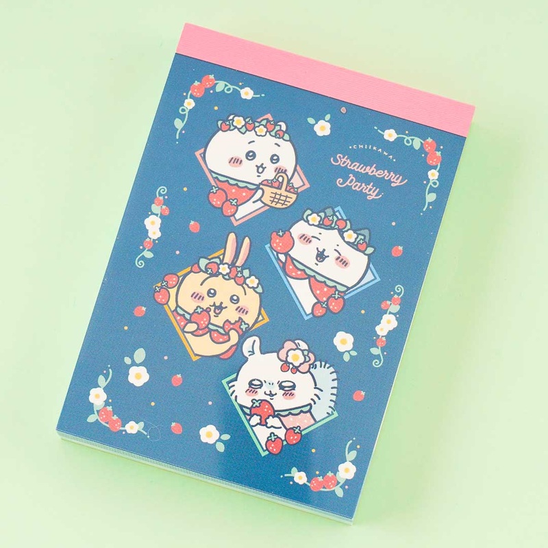 Chiikawa Strawberry Party Mini Memo Pad