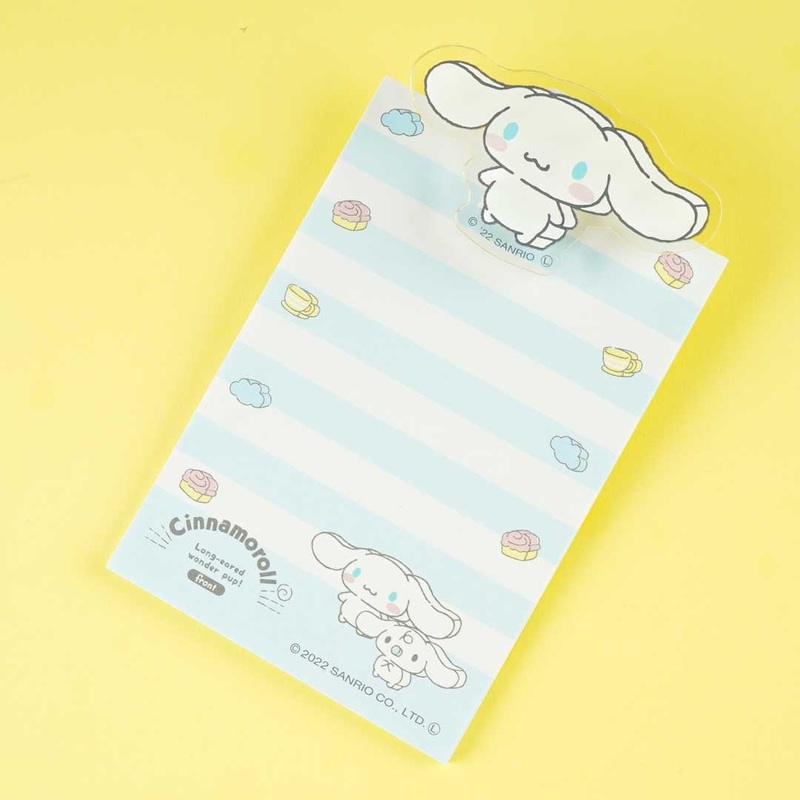 Cinnamoroll Wonder Pup Memo Pad With Clip
