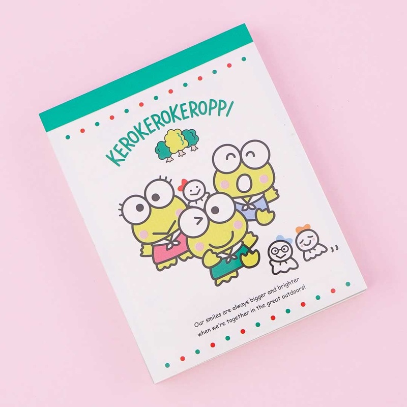 Keroppi Triplet Sibling Love Memo Pad