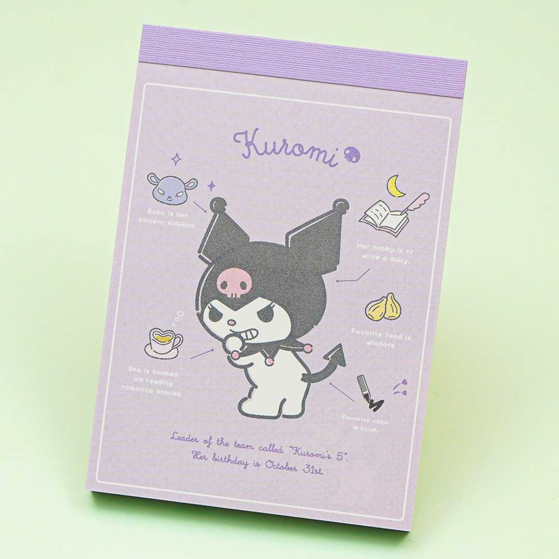 Kuromi Favorite Memo Pad