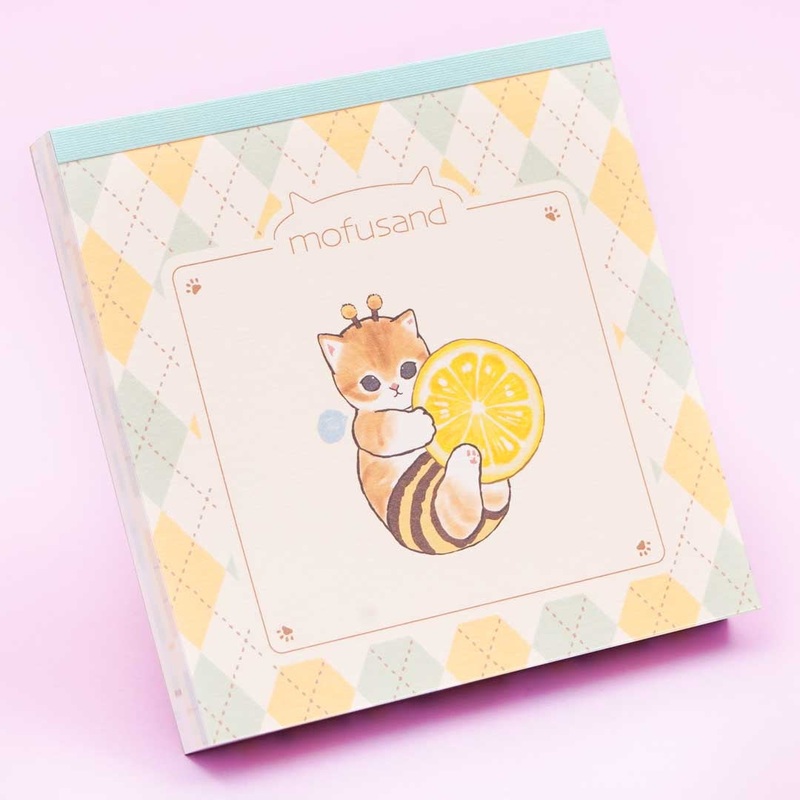 Mofusand Bee-Nyan Square Memo Pad