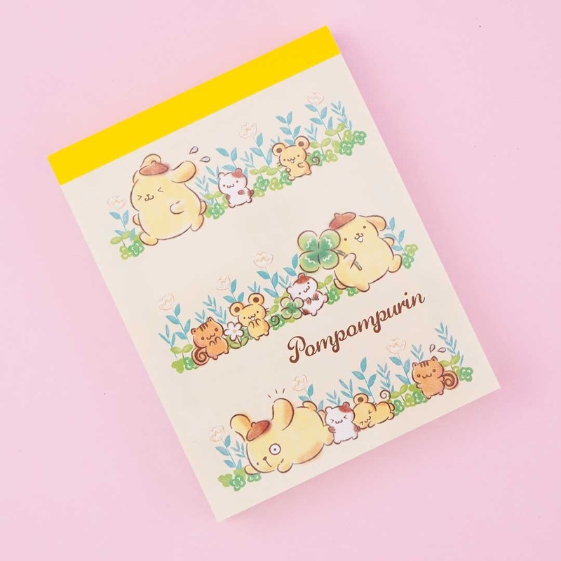 Pompompurin Clover Harvest Memo Pad