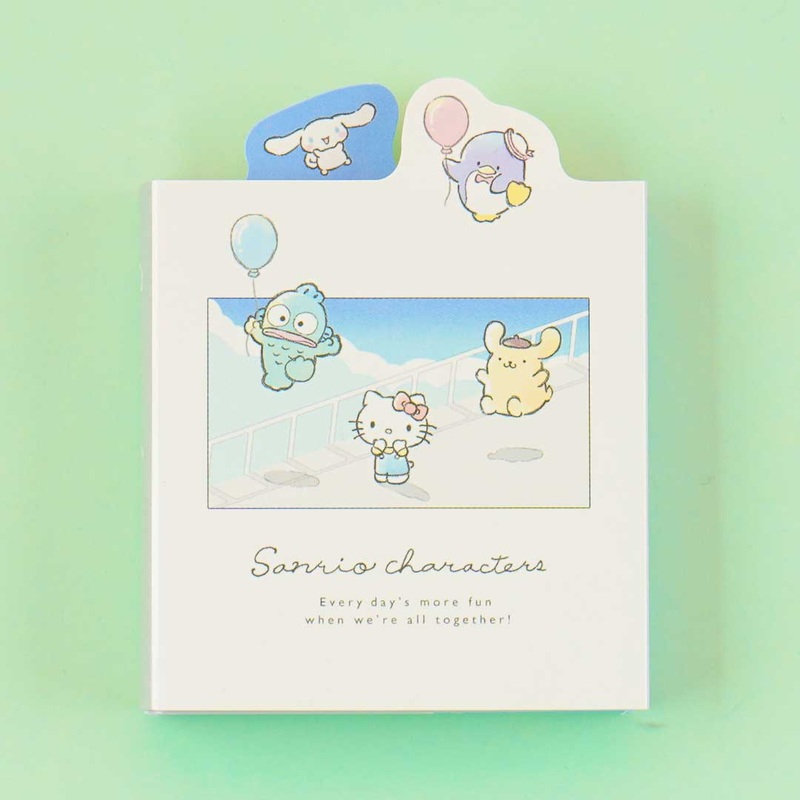 Sanrio Characters Balloon Fun Book-Style Mini Memo Pad
