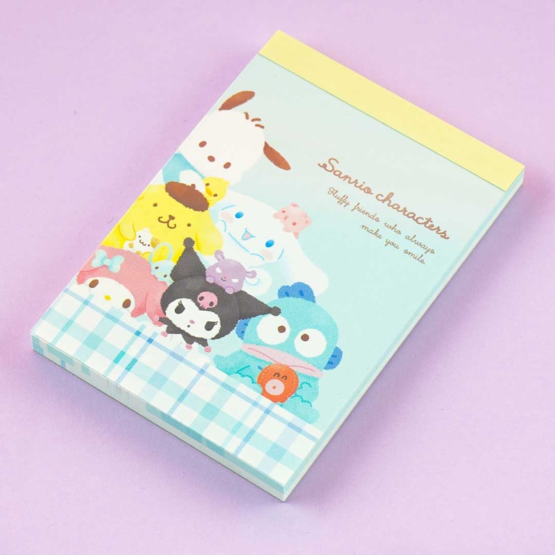 Sanrio Characters Happy Bunch Mini Memo Pad