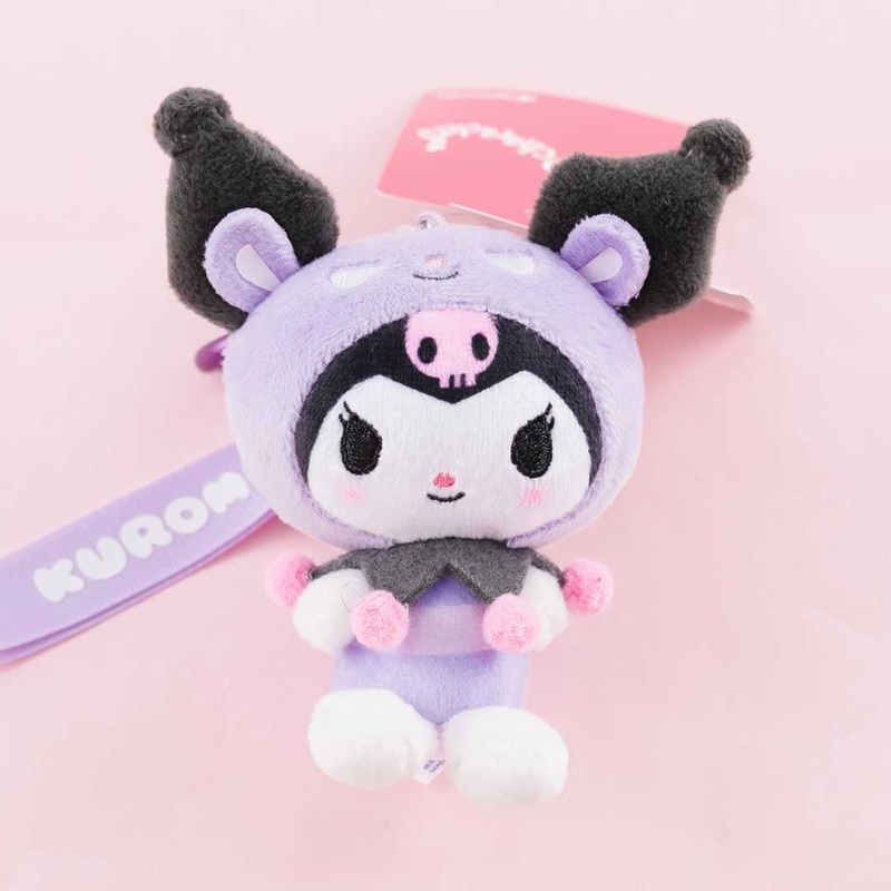 Kuromi Kigurumi Plushie Bag Charm