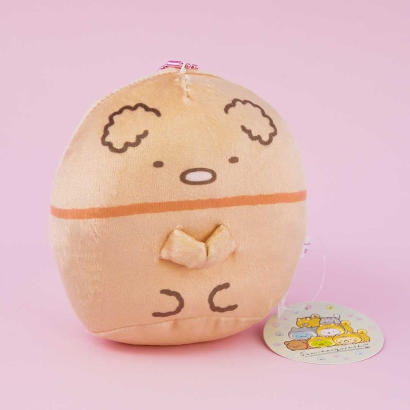 Sumikko Gurashi Mochimochi Dog Plushie Charm - Tonkatsu