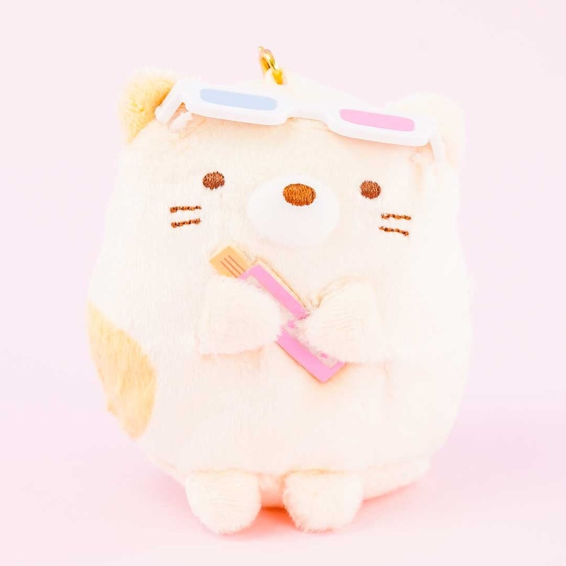 Sumikko Gurashi Movie Theater Plushie Charm - Neko