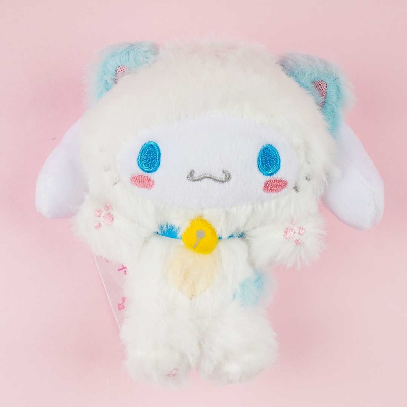 Cinnamoroll Happy Cat Sitting Plushie - Medium