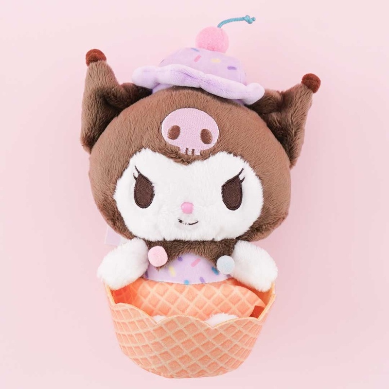 Kuromi Ice Cream Parlor Plushie - Medium