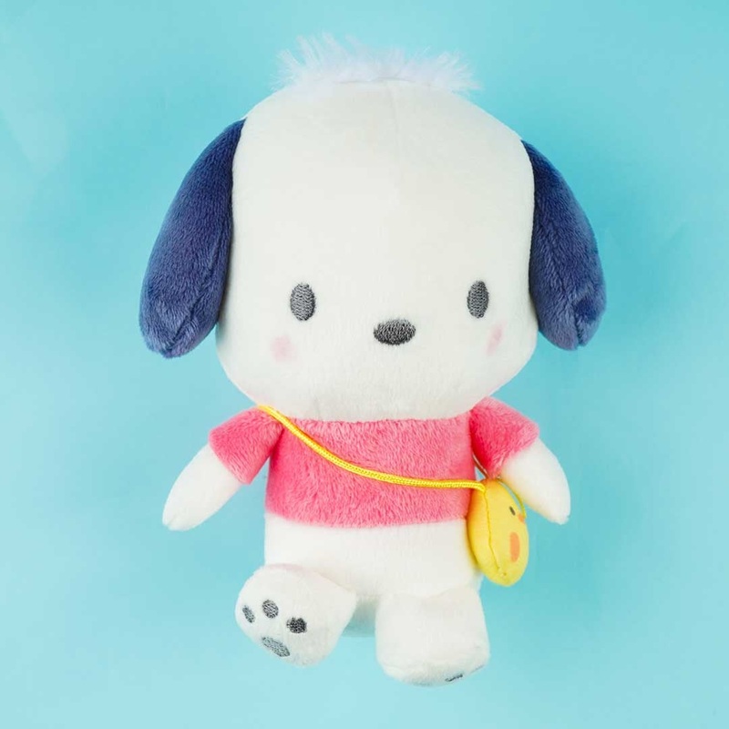 Pochacco Blushing Nostalgic Sitting Plushie - Medium