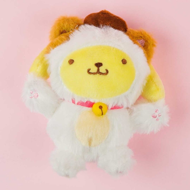 Pompompurin Happy Cat Sitting Plushie - Medium
