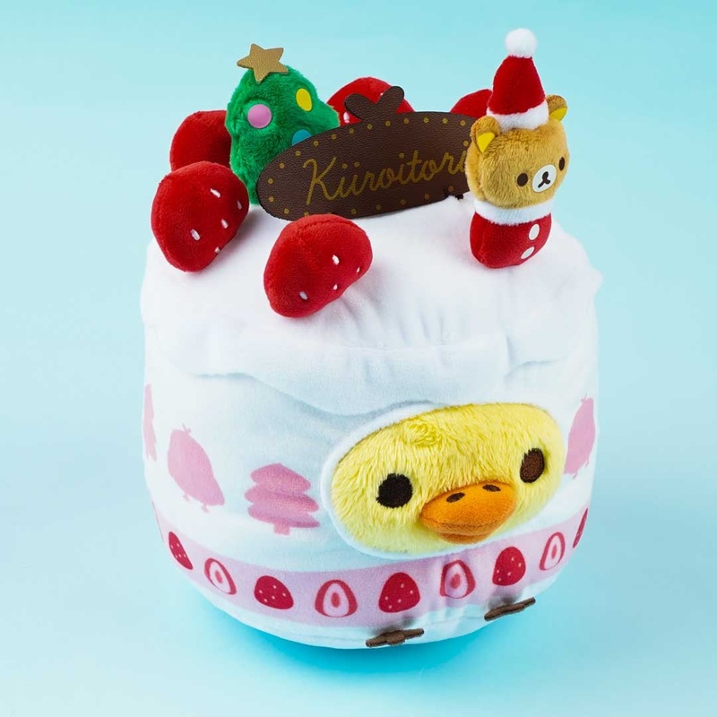 Rilakkuma Christmas Plushie - Kiiroitori / Medium